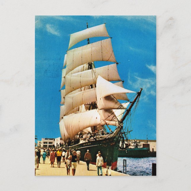 Postal Barcos históricos de época, Estrella de la India,  (Anverso)