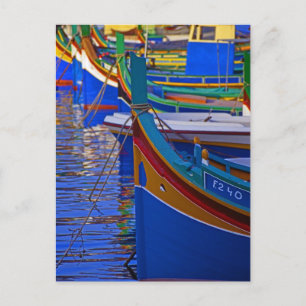 Postal Barcos pesqueros de Malta