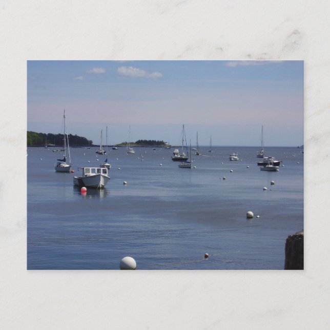 Postal Barcos sin fin (Anverso)