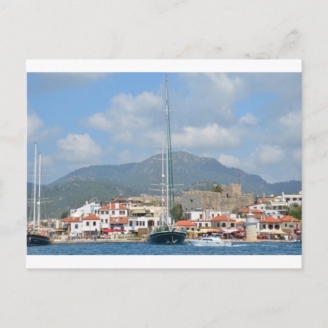 Postal Barcos Turísticos De Turquía (Anverso)