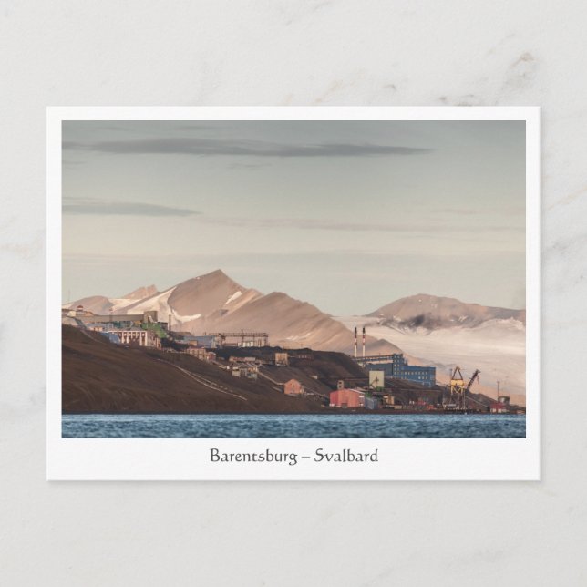 Postal Barentsburg Svalbard (Anverso)