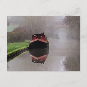 Postal Barge místico en el canal
