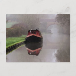 Postal Barge místico en el canal