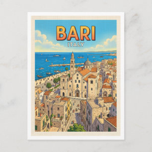 Postal Bari Ciudad Vieja Italia