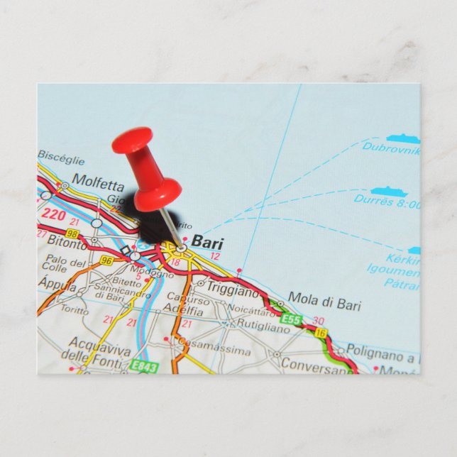 Postal Bari (Italia) (Anverso)