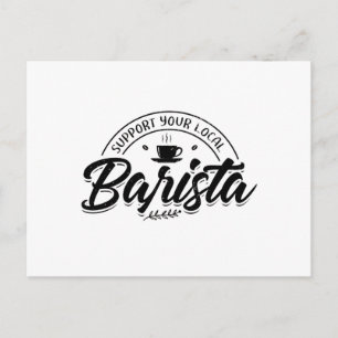 Postal Baristas   Coffee Barista Cafe Screen Holder Gift