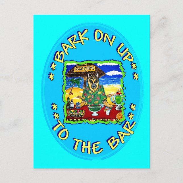 POSTAL BARK HASTA EL BAR (Anverso)