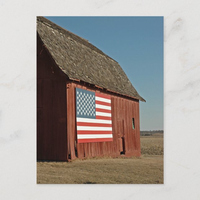 Postal Barn Americano (Anverso)