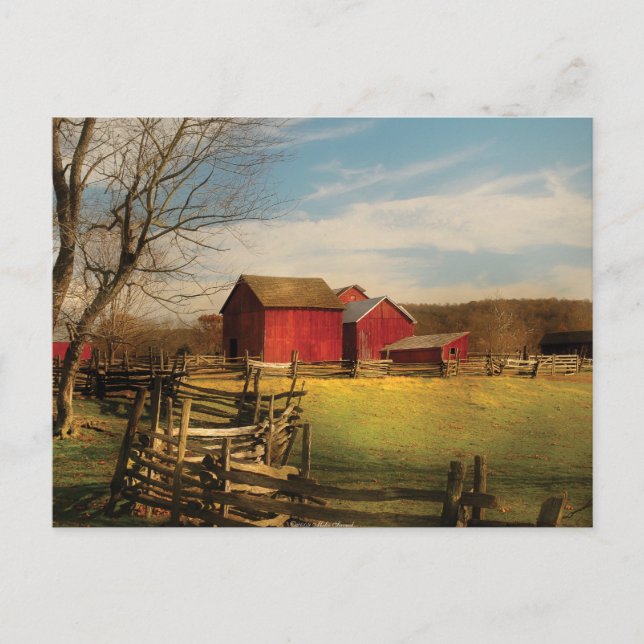 Postal Barn - Compré la granja (Anverso)