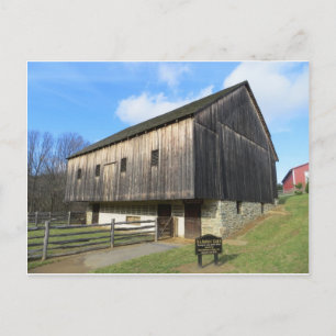 Postal Barn En El Museo De La Granja Del Condado De Carro