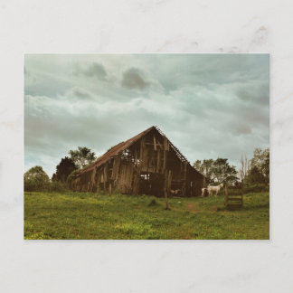 Postal Barn en la mañana