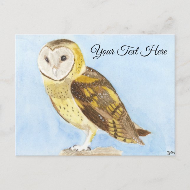 Postal Barn Owl (Anverso)