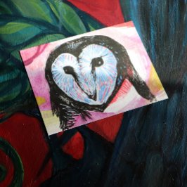 Postal Barn Owl Art