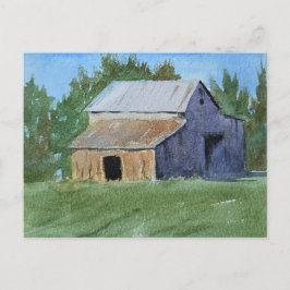 Postal Barn Painting Watercolor 