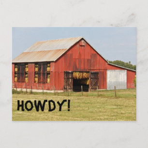 Postal Barn Postcard