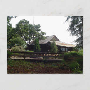 Postal Barn Postcard