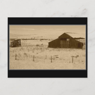 Postal Barn vintage fuera de Weiser Idaho