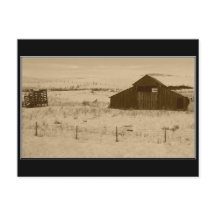 Barn vintage fuera de Weiser Idaho