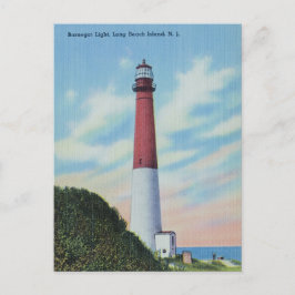 Postal Barnegat Light, Long Beach Island, Nueva Jersey