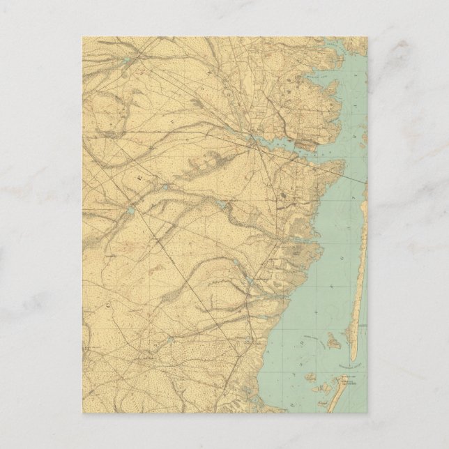 Postal Barnegat, Nueva Jersey (Anverso)