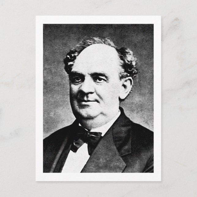 Postal Barnum ~ P. T. Espectador Showman americano (Anverso)