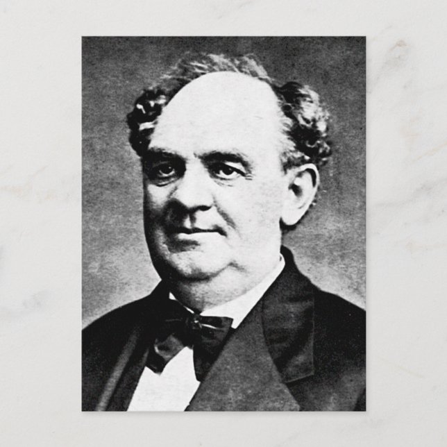 Postal Barnum ~ P. T. Espectador Showman americano (Anverso)