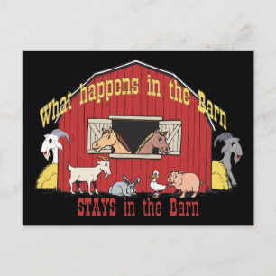 Postal Barnyard Goat