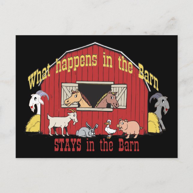 Postal Barnyard Goat (Anverso)