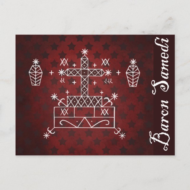 Postal Baron Samedi Postcard (Anverso)