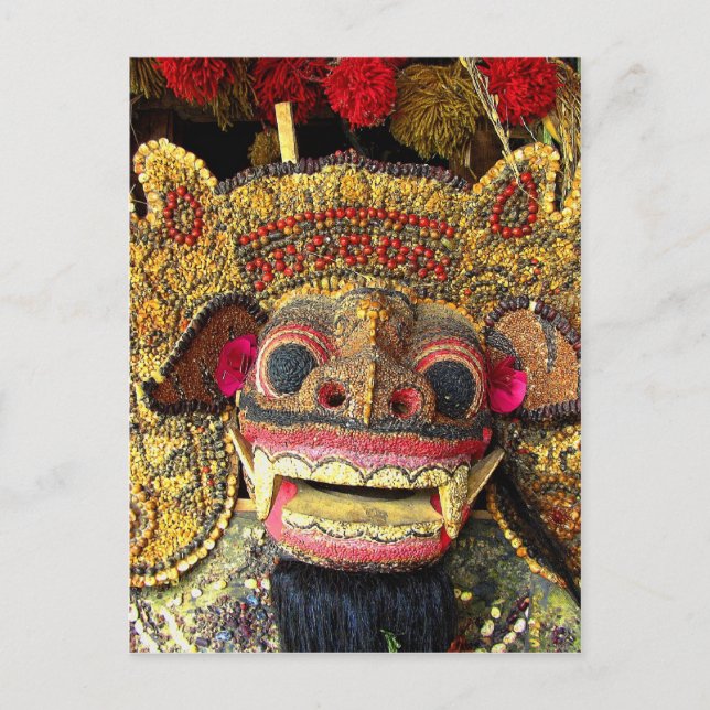 Postal Barong balinés 2 (Anverso)