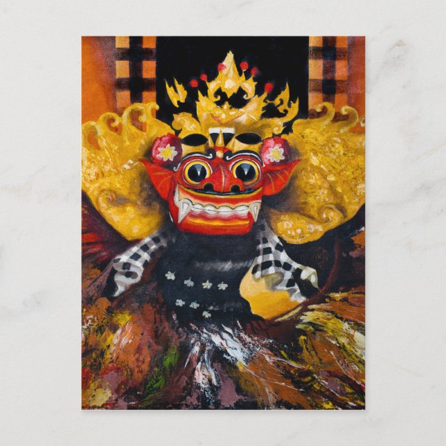 Postal barong balinesa (Anverso)