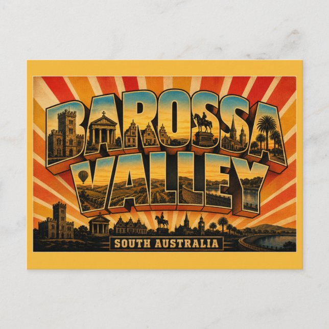 Postal Barossa Valley Australia Meridional Monumentos His (Anverso)