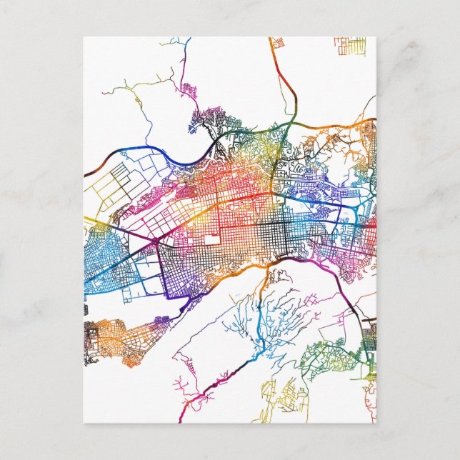 Postal Barquisimeto Venezuela City Map (Anverso)