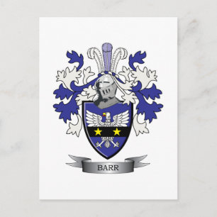 Postal Barr Family Crest Coat of Arms