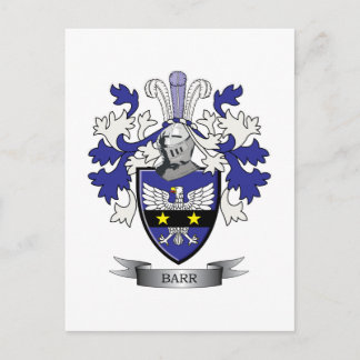 Postal Barr Family Crest Coat of Arms