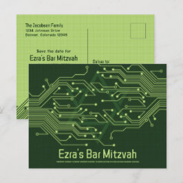 Postal Barra de la placa del circuito del ordenador Mitzv