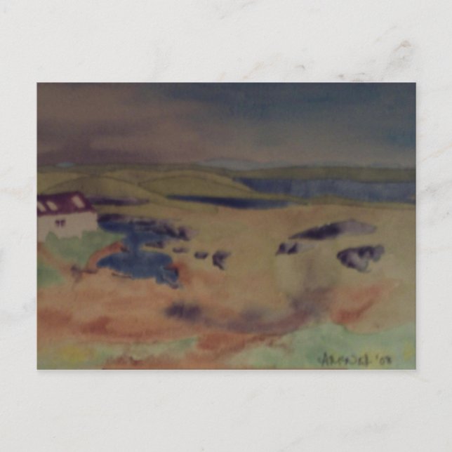 Postal Barra, hébridas externas (Anverso)