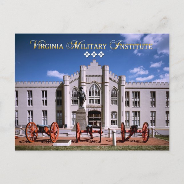 Postal Barracas antiguas (Stonewall Jackson Arch), VMI (Anverso)
