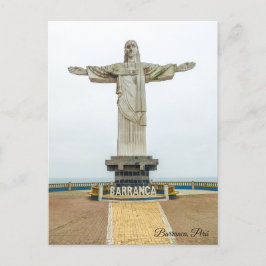 Postal Barranca, Perú, Christo Redentor