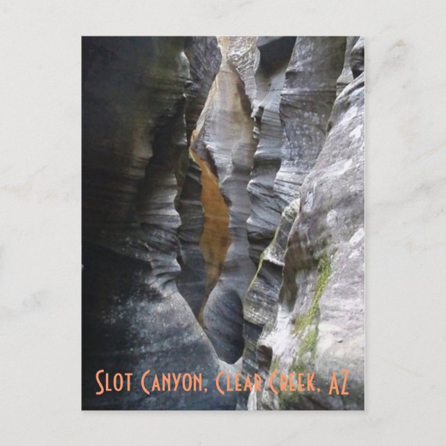 Postal Barranco de la ranura, cala clara, AZ (Anverso)