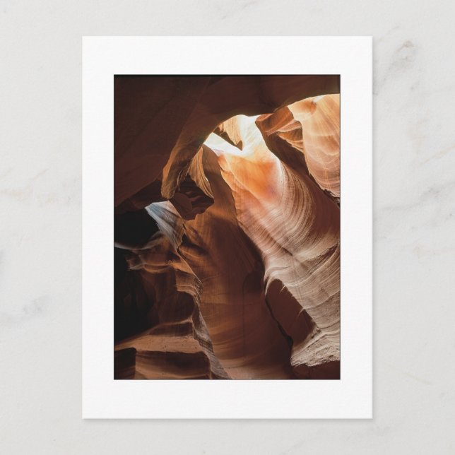 Postal "Barranco de la ranura - vertical " (Anverso)