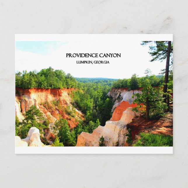 Postal BARRANCO de PROVIDENCE - Lumpkin, Georgia (Anverso)
