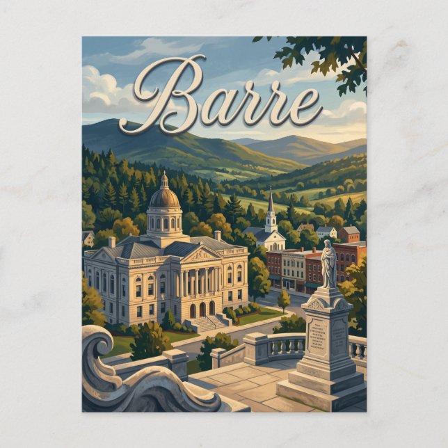 Postal Barre, Vermont (Anverso)