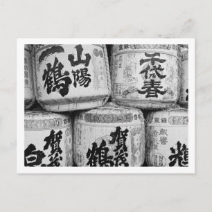 Postal Barriles de sake japoneses