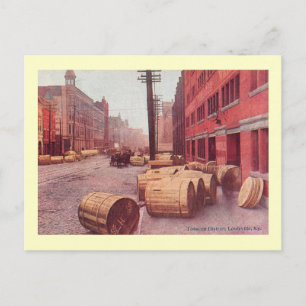 Postal Barriles de tabaco, Louisville, Vintage de Kentuck
