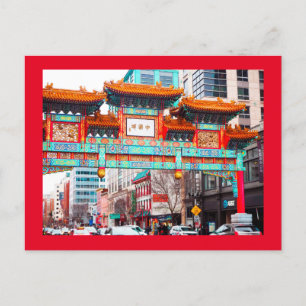 Postal Barrio Chino en Washington DC.