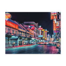 Barrio chino por la noche