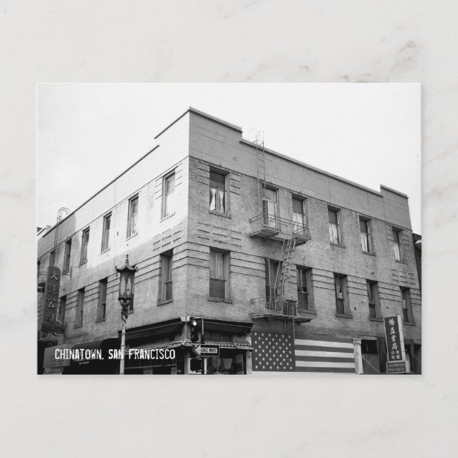 Postal Barrio Chino, San Francisco (Anverso)