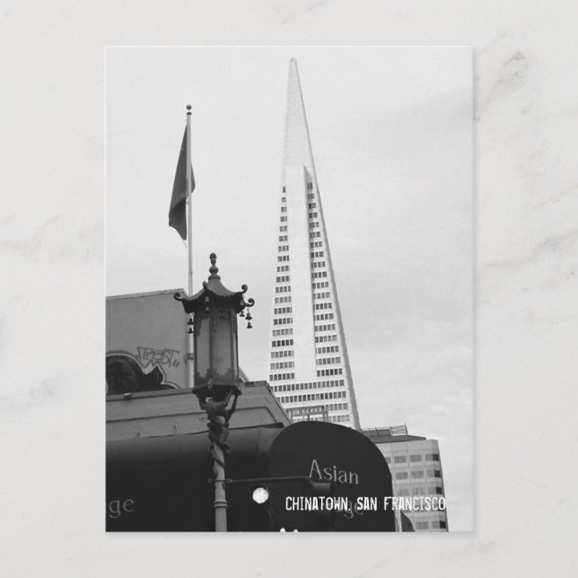 Postal Barrio Chino, San Francisco (Anverso)