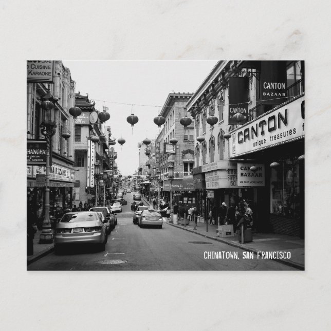 Postal Barrio Chino, San Francisco (Anverso)
